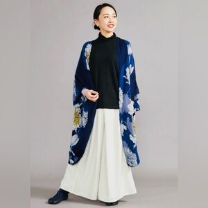 Cardigan UV Cut Kimono (Navy Koiai)